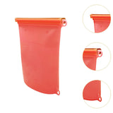 Maxbell Silicone Food Storage Bag Breastmilk Freezer Bags for Cereal Vegetable Fruit Red