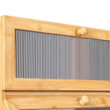 Bread Box Bread Bin Bread Keeper Extra Large Bread Holder for Homemade Bread Brown