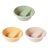 Maxbell Washboard Basin Household Portable Non Slip Washtub for Pants Socks T Shirts Green