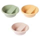 Maxbell Washboard Basin Household Portable Non Slip Washtub for Pants Socks T Shirts Green