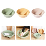 Maxbell Washboard Basin Household Portable Non Slip Washtub for Pants Socks T Shirts Green