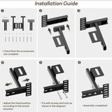 Maxbell Adjustable Headboard Brackets for Double Full Queen King Size Beds Stand Kit
