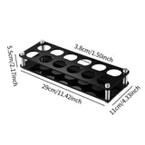 Maxbell 12 Hole Glass Tray Holder Glass Display for Kitchen Family Gathering Parties