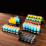 Maxbell 12 Hole Glass Tray Holder Glass Display for Kitchen Family Gathering Parties