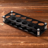 Maxbell 12 Hole Glass Tray Holder Glass Display for Kitchen Family Gathering Parties