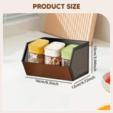 Maxbell Seasoning Rack for Refrigerator Kitchen Organizer for Pantry Restaurant Home S