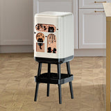 Maxbell Trash Can High Foot Simplistic Waste Paper Bucket for Dresser Office Kitchen Style A