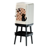 Maxbell Trash Can High Foot Simplistic Waste Paper Bucket for Dresser Office Kitchen Style B
