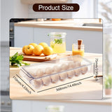 Maxbell Egg Holder Egg Dispenser Stackable Storage Rack for Fridge Countertop Pantry