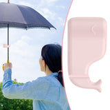 Maxbell Umbrella Fan Holder Clip Women Fan Clamp for Umbrella for Patio Outdoor Home Pink