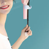 Maxbell Umbrella Fan Holder Clip Women Fan Clamp for Umbrella for Patio Outdoor Home Pink