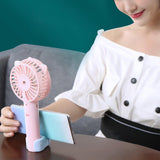 Maxbell Umbrella Fan Holder Clip Women Fan Clamp for Umbrella for Patio Outdoor Home Pink