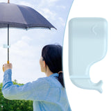 Maxbell Umbrella Fan Holder Clip Women Fan Clamp for Umbrella for Patio Outdoor Home Sky Blue