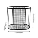 Maxbell Home Gym Storage Organizer Rack for Yoga Blocks Resistance Bands Foam Roller Black