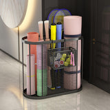 Maxbell Home Gym Storage Organizer Rack for Yoga Blocks Resistance Bands Foam Roller Black