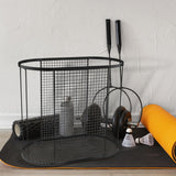 Maxbell Home Gym Storage Organizer Rack for Yoga Blocks Resistance Bands Foam Roller Black