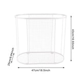 Maxbell Home Gym Storage Organizer Rack for Yoga Blocks Resistance Bands Foam Roller White