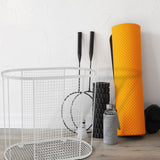 Maxbell Home Gym Storage Organizer Rack for Yoga Blocks Resistance Bands Foam Roller White