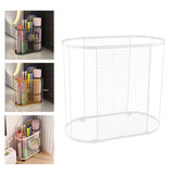 Maxbell Home Gym Storage Organizer Rack for Yoga Blocks Resistance Bands Foam Roller White