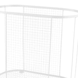 Maxbell Home Gym Storage Organizer Rack for Yoga Blocks Resistance Bands Foam Roller White