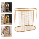 Maxbell Home Gym Storage Organizer Rack for Yoga Blocks Resistance Bands Foam Roller Gold