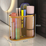 Maxbell Home Gym Storage Organizer Rack for Yoga Blocks Resistance Bands Foam Roller Gold