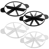 Maxbell Cake Slicer for Even Slices Cake Portion Marker for Pastry Baking Restaurant 6 Slices Black