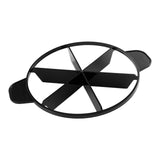 Maxbell Cake Slicer for Even Slices Cake Portion Marker for Pastry Baking Restaurant 6 Slices Black