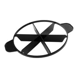 Maxbell Cake Slicer for Even Slices Cake Portion Marker for Pastry Baking Restaurant 6 Slices Black