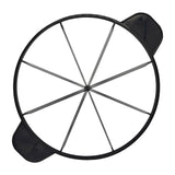 Maxbell Cake Slicer for Even Slices Cake Portion Marker for Pastry Baking Restaurant 8 Slices Black