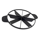 Maxbell Cake Slicer for Even Slices Cake Portion Marker for Pastry Baking Restaurant 8 Slices Black