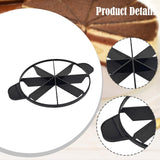 Maxbell Cake Slicer for Even Slices Cake Portion Marker for Pastry Baking Restaurant 8 Slices Black