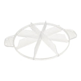 Maxbell Cake Slicer for Even Slices Cake Portion Marker for Pastry Baking Restaurant 8 Slices Clear