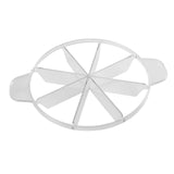 Maxbell Cake Slicer for Even Slices Cake Portion Marker for Pastry Baking Restaurant 8 Slices Clear