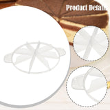 Maxbell Cake Slicer for Even Slices Cake Portion Marker for Pastry Baking Restaurant 8 Slices Clear