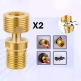Maxbell Eccentric Screw Connector Pipe Connector Part Bathroom Accessory Angle Valve 2pcs