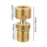 Maxbell Eccentric Screw Connector Pipe Connector Part Bathroom Accessory Angle Valve 2pcs