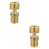 Maxbell Eccentric Screw Connector Pipe Connector Part Bathroom Accessory Angle Valve 2pcs