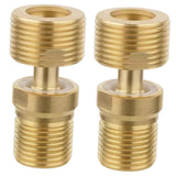 Maxbell Eccentric Screw Connector Pipe Connector Part Bathroom Accessory Angle Valve 2pcs