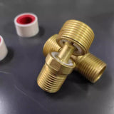 Maxbell Eccentric Screw Connector Pipe Connector Part Bathroom Accessory Angle Valve 2pcs