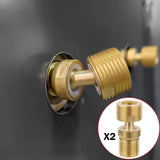 Maxbell Eccentric Screw Connector Pipe Connector Part Bathroom Accessory Angle Valve 2pcs