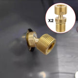 Maxbell Eccentric Screw Connector Pipe Connector Part Bathroom Accessory Angle Valve 2pcs