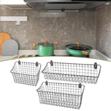 Maxbell Wall Mounted Storage Basket Modern Fruit Basket for Office Bedroom Dormitory 21.5cmx10cmx17.5cm