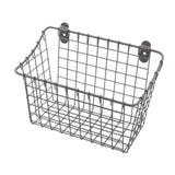 Maxbell Wall Mounted Storage Basket Modern Fruit Basket for Office Bedroom Dormitory 21.5cmx10cmx17.5cm