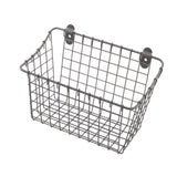 Maxbell Wall Mounted Storage Basket Modern Fruit Basket for Office Bedroom Dormitory 21.5cmx10cmx17.5cm