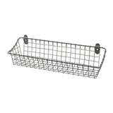 Maxbell Wall Mounted Storage Basket Modern Fruit Basket for Office Bedroom Dormitory 37cmx18.5cmx10cm