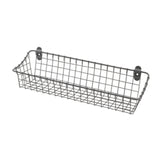 Maxbell Wall Mounted Storage Basket Modern Fruit Basket for Office Bedroom Dormitory 37cmx18.5cmx10cm