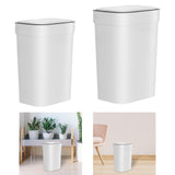Maxbell Trash Can with Lid Bucket Reusable Trash Bin for Office Kitchen Laundry Room S