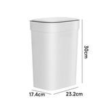 Maxbell Trash Can with Lid Bucket Reusable Trash Bin for Office Kitchen Laundry Room S