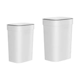 Maxbell Trash Can with Lid Bucket Reusable Trash Bin for Office Kitchen Laundry Room S